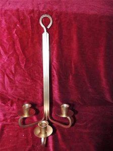SLEEK MODERN DESIGN TRIPLE ARM WALL SCONCE/CANDLEABRA - NEW - Picture 1 of 1