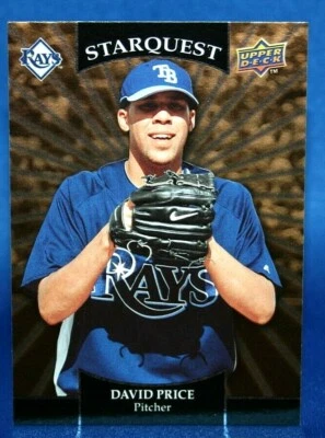 2009 Upper Deck StarQuest GOLD RARE David Price Tampa Bay Rays #SQ-37 - Image 1 of 2