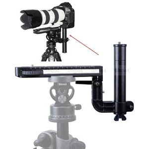 Staffa per obiettivo teleobiettivo supporto fotocamera piastra a sgancio rapido per testa a sfera treppiede - Foto 1 di 15