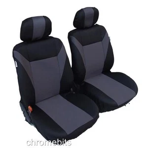 Avant Gris Tissu Noir Siège Housses Pour Nissan Pathfinder X-Trail Navara Pickup - Imagen 1 de 1