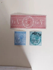 Queen Victoria India Annas Stamps - Picture 1 of 6