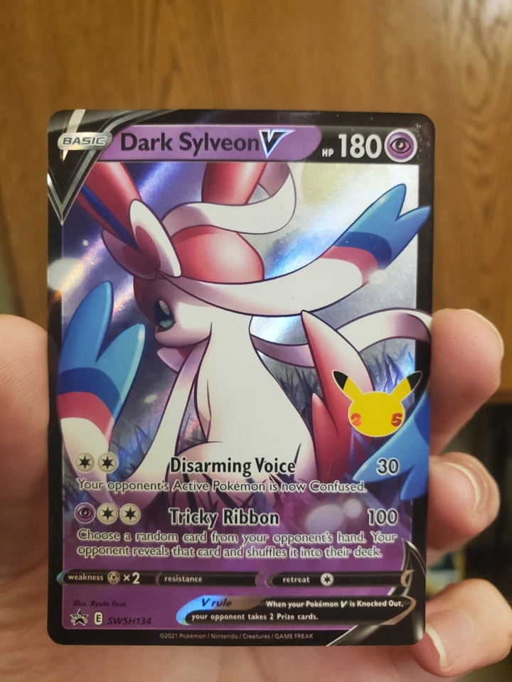 Dark Sylveon V SWSH134 SWSH: Sword & Shield Promo Cards Holo - Image 1 of 4
