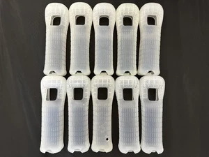 Lot Of 10 Silicone Skin Covers For Wii Remote Controller Protective Clear - Picture 1 of 4