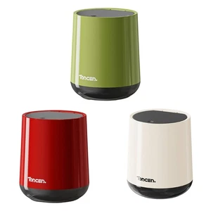 Stylish Small Trash Can Garbage Bin for Bedroom Office Study Room with Press Lid - Picture 1 of 11