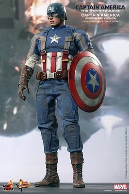 NUEVO CORREO SELLADO* SIDESHOW Hot Toys 1/6 Capitán América EDAD DE ORO MMS240 Foto 1 de 4