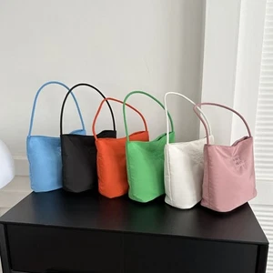 Oxford Tote Bags Embroidered Letters Single Shoulder Bag Underarm Handbag Girl - Picture 1 of 13