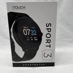 ITouch Wearables Sport 3 Health & Fitness Smart Watch - Black - Picture 1 of 5