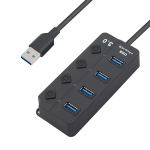 USB HUB Port High Speed 3.0 USB Multi Splitter Adapter for Desktop PC Laptop4 - Picture 1 of 4