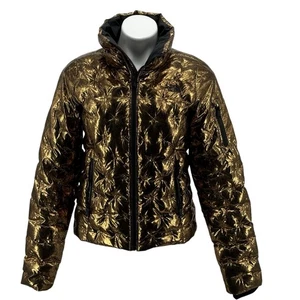 The North Face Women's Holladown Cropped Puffer Jackets XS Metallic Copper Down - Picture 1 of 13