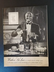 Walkers DeLuxe Bourbon Whiskey Vintage Full Page Magazine Ad Nice Images - Picture 1 of 1
