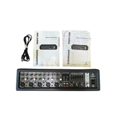 Behringer Europower PMP518M Ultra-Compact 180 watt 5 channel Powered Mixer - Image 1 of 4