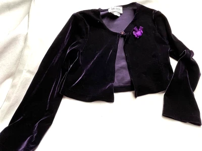 批量4172- 女孩 AMY BYER 紫色礼服夹克- 7 码 — 第 1/2 张图片