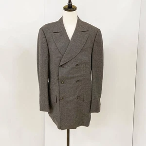 Gucci Men's Gray Wool Coat Size 52 XL Excellent Condition - Picture 1 of 8
