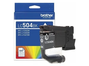Brother Original LC504BK Tintenpatrone Schwarz mit Standardkapazität - Bild 1 von 5