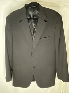 Jos A Bank Blazer Mens 42R Black Sport Coat Suit Jacket - Picture 1 of 5