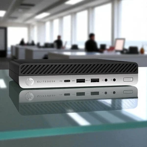 HP Elite Mini PC Intel 6-Core i7 32GB 512GB NVMe SSD WiFi 800 G4 Windows 11 Pro - Picture 1 of 7