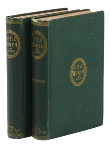 Little Women by LOUISA MAY ALCOTT ~ First Edition in 2 Parts ~ 1868 & 1869 1st - Picture 1 of 12