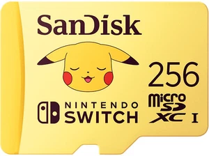 Tarjeta micro SDXC - SanDisk Licencia Nintendo, Pokemon Pikachu, 256 - Imagen 1 de 4