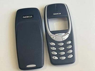 Nokia 3310, 3330 Housing Cover Blue With Buttons Replacement Housing - Image 1 of 4