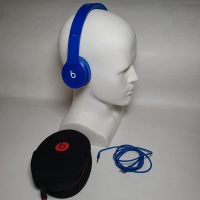 Beats By Dre Solo WIRED Model B0518 Blue Headphone NO BOX - Image 1 of 4