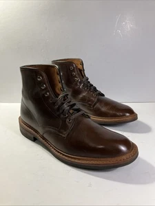 Stivali Allen Edmonds Higgins Mill 10 D 7562 marrone cromoxcel pelle suola in dainite - Foto 1 di 20
