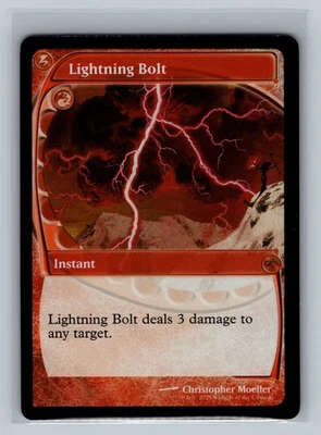 Lightning Bolt FOIL 1 Magic the Gathering Secret Lair MTG Future Sight PROMO - Image 1 of 2