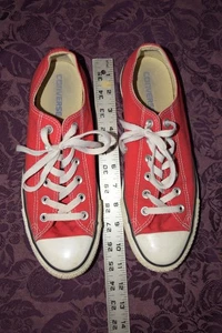 Converse Chuck Taylor All Star Low Top rot Schnürschuhe Herren 8 Damen 10 M9696 Skate - Bild 1 von 7