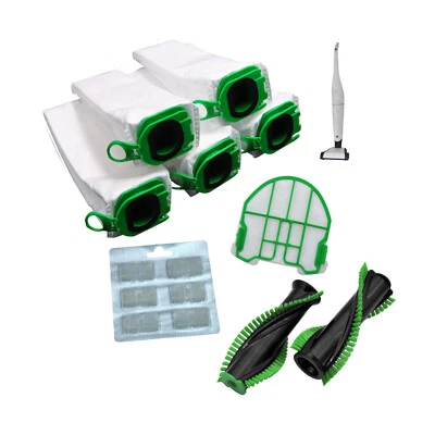 FSPRODUKTE 5-100 Staubsaugerbeutel Bürste Filter Duft passend Vorwerk Kobold VB 100 FP 100