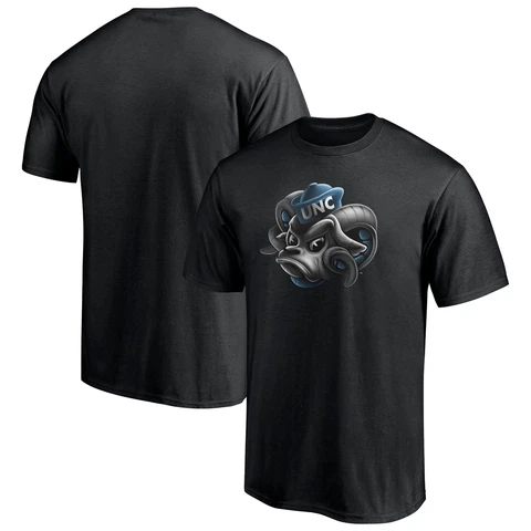 Men's Fanatics Branded Black North Carolina Tar Heels Team Midnight Mascot Cover