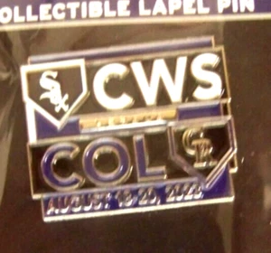 2023 White Sox vs Colorado Rockies pin at Coors Field Chicago MLB c43749 - Picture 1 of 8