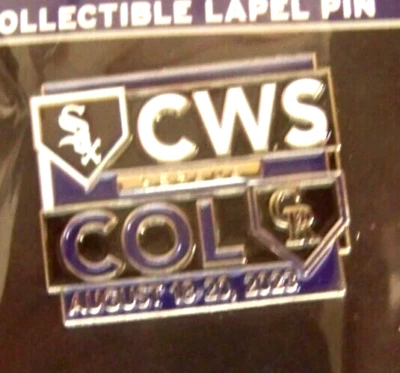 2023 White Sox vs Colorado Rockies pin at Coors Field Chicago MLB c43749 - Image 1 of 4