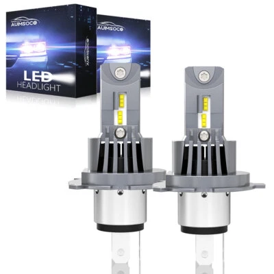 LED Headlight Kit Combo Bulbs 9003 High Low Beam Cool White 10000K Super Bright - Image 1 of 4