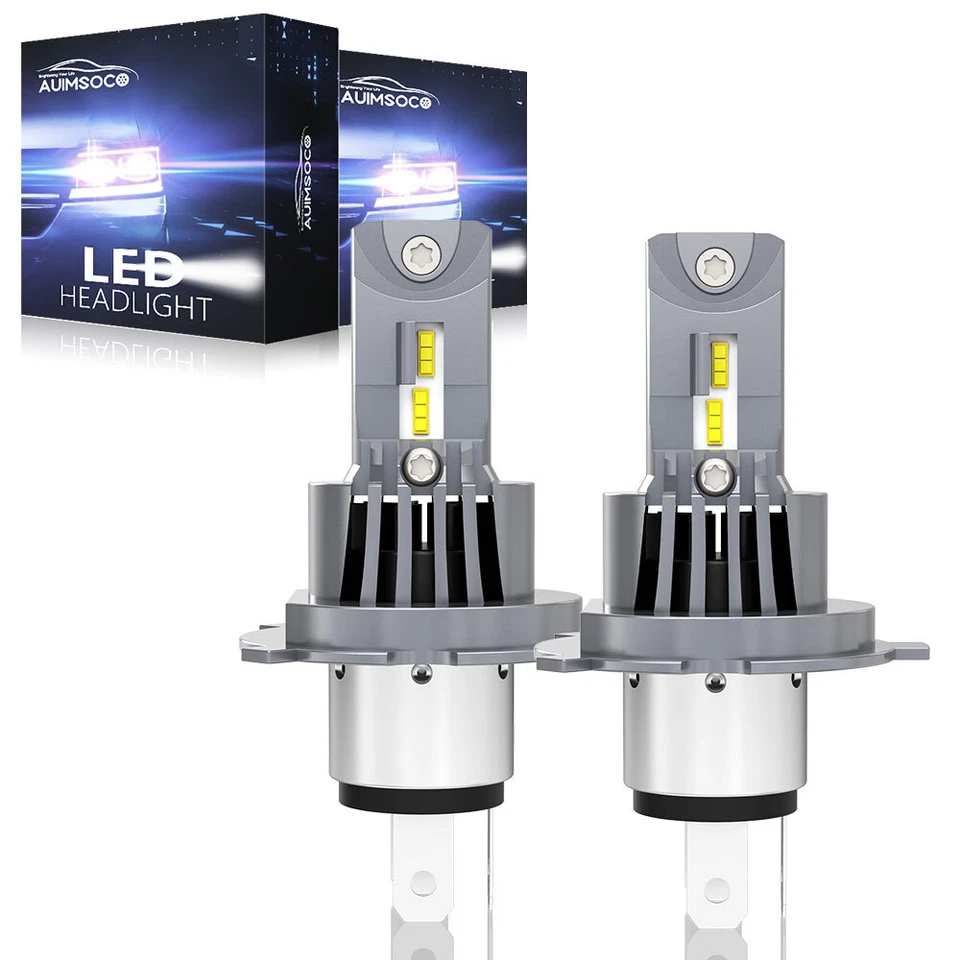 LED Headlight Kit Combo Bulbs 9003 High Low Beam Cool White 10000K Super Bright - Image 1 of 4