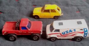 1970s-80s Matchbox Superfast Diecast Chevy Van USA-1, Mini Pickup & Renault 5TL