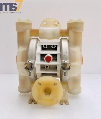 WILDEN PUMP 2 PNEUMATIC AIR OPERATED DOUBLE DIAPHRAGM PUMP 1" POLYPROPYLENE PP - Image 1 of 4