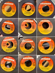 New Kids On The Block 45 RPM 7” Vinyl Record Lot Of 9 Hangin Tough Columbia - Picture 1 of 18