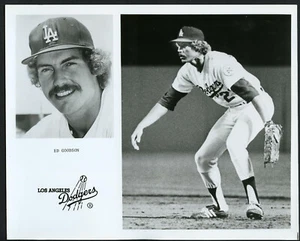 Vintage Ed Goodson Los Angeles Dodgers 8x10 Schwarzweiß Foto - Bild 1 von 4