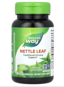 NATURE'S WAY Nettle Leaf, 870mg per 2 Capsule Serving, 100 VEGAN Capsules, UK - Picture 1 of 5