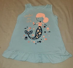 Pre-Owned Kids Korner Blue Dress With Mermaid Girls Size 4T - Picture 1 of 3