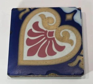 Minton Stoke Upon Trent 6" quadratische antike viktorianische Fliese Patent 24 - Bild 1 von 2