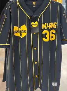 Wu-Tang Clan Enter The Wu-Tang 36 Chambers Baseball Shirt UK Size  XS-2XL