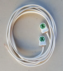 PAAR ERSATZ T5 GRABSTEIN LAMPENFASSUNGEN & HITZEBESTÄNDIGE LEITUNGEN 1,5 M, UV, - Bild 1 von 2