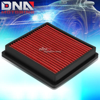 FOR 97-00 EH/EJ/EK D16/B16 RED REPLACEMENT RACING HI-FLOW DROP IN AIR FILTER - Image 1 of 4