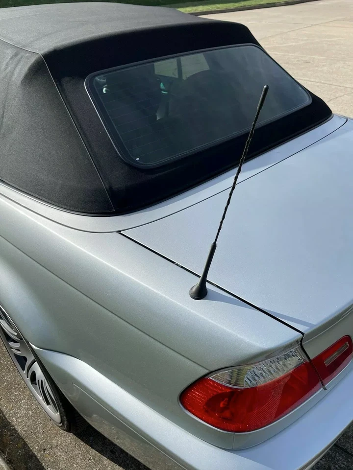 Antena de 16" mástil de goma negro varilla de alimentación radio AM/FM para BMW Serie 3 1995-2006 Foto 1 de 4