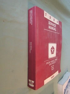 1990 Chrysler Front Wheel Drive Van Wagon RAM VAN VOYAGER CARAVAN Service Manual - Bild 1 von 6