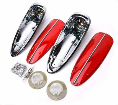 1958-1960 Chevrolet Chevy Corvette Tail light Assemblies Pair - Image 1 of 4