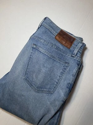 J.Crew 770 Straight Cone Denim Blue Jeans Sz 32x34 Light Wash Cotton Blend - Image 1 of 4