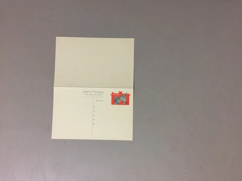 Two Ryu Kyu card+reply card together old,mint postal stationery Cover