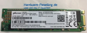 HP Micron 512GB SSD 1100 With 2 2280 Opal Sed MTFDDAV512TBN-1AR1ZABHA 920211-001 - Afbeelding 1 van 1