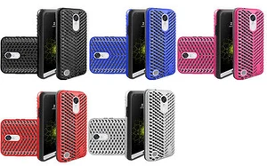 ZigZag PC TPU Cover per LG K20 V | K20 Plus | Harmony | Grace | V5 / LMX120HM - Foto 1 di 11